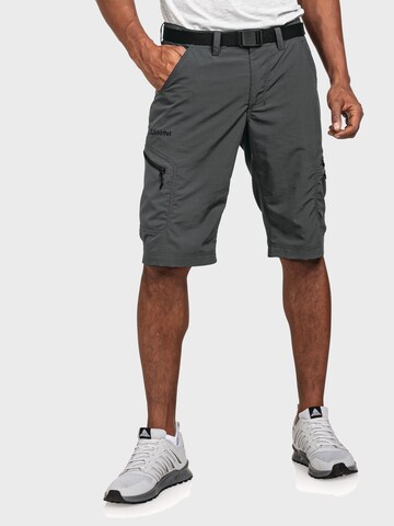 Schöffel Loose fit Outdoor trousers 'Silvaplana2' in Grey: front