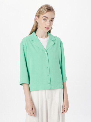 modström Blouse 'Aaliyah' in Groen: voorkant