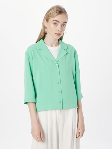 modström Blouse 'Aaliyah' in Groen: voorkant