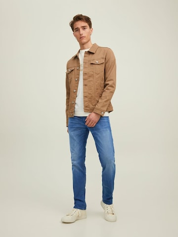 zils JACK & JONES Standarta Džinsi 'Oliver'