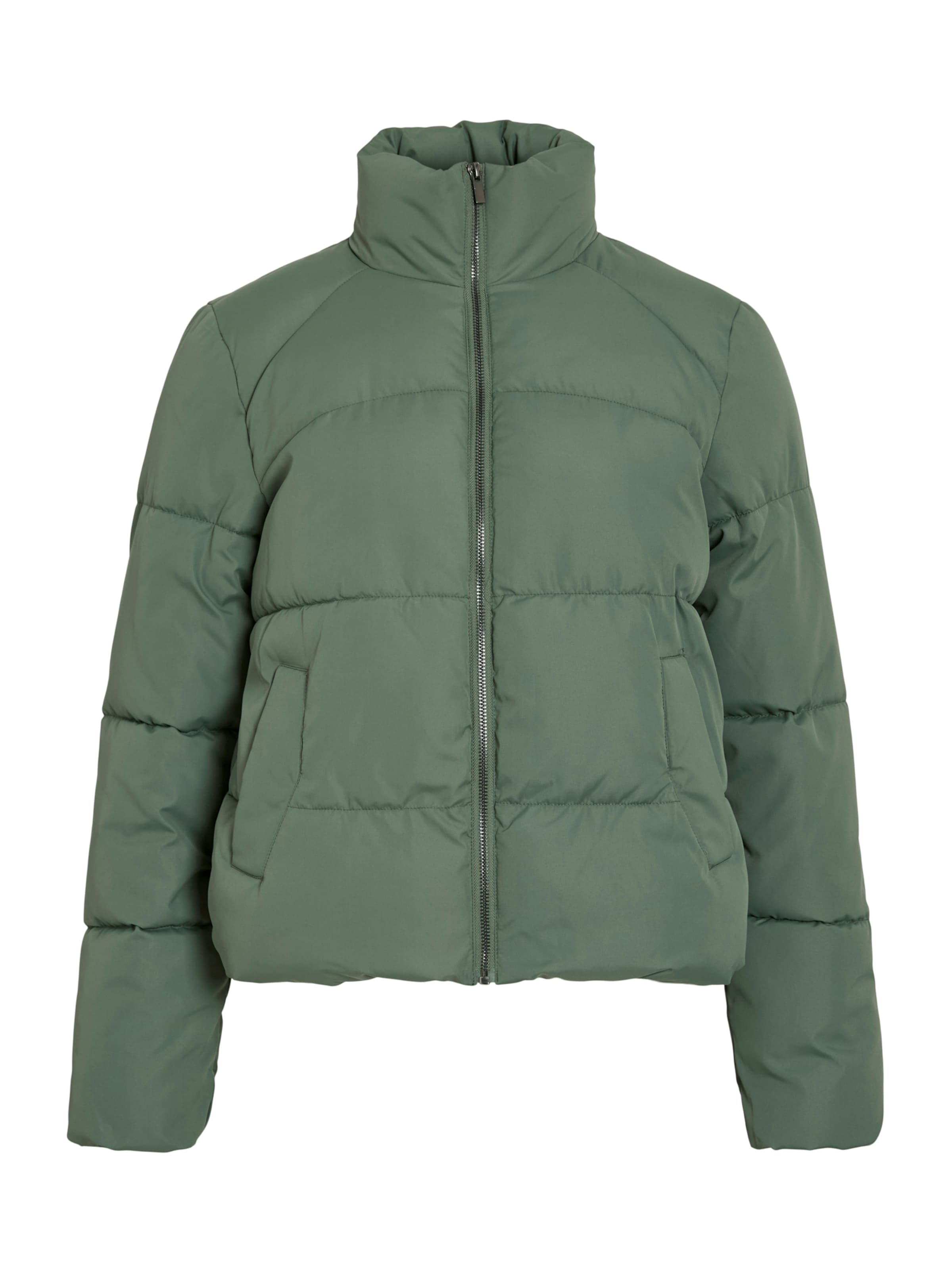 VILA Övergångsjacka 'VIKarla' i grön: framsida