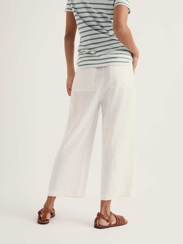Seasalt Cornwall Loose fit Pants 'Tide Flow' in White
