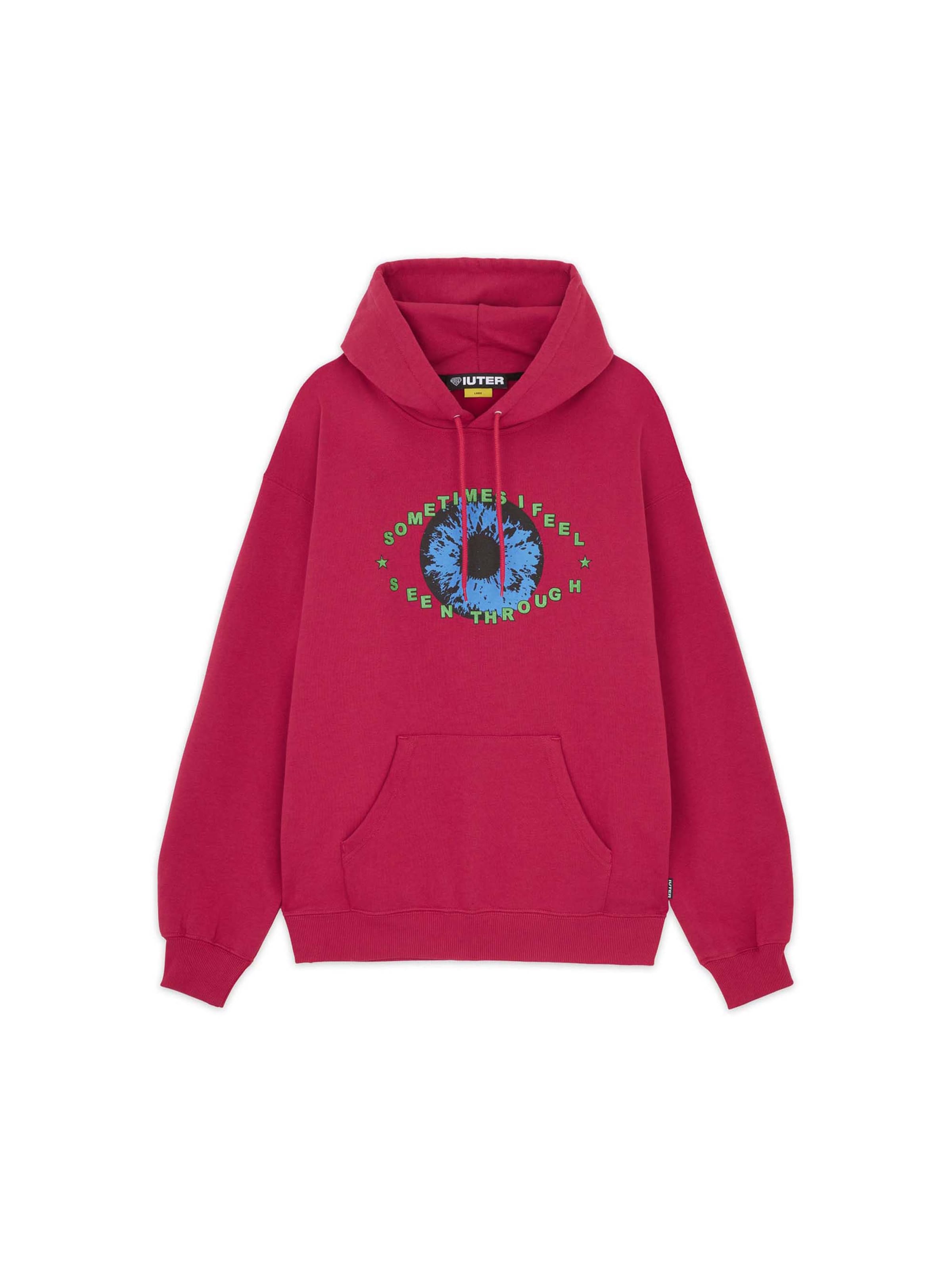 IUTER Sweatshirt 'Squad' in Rood: voorkant