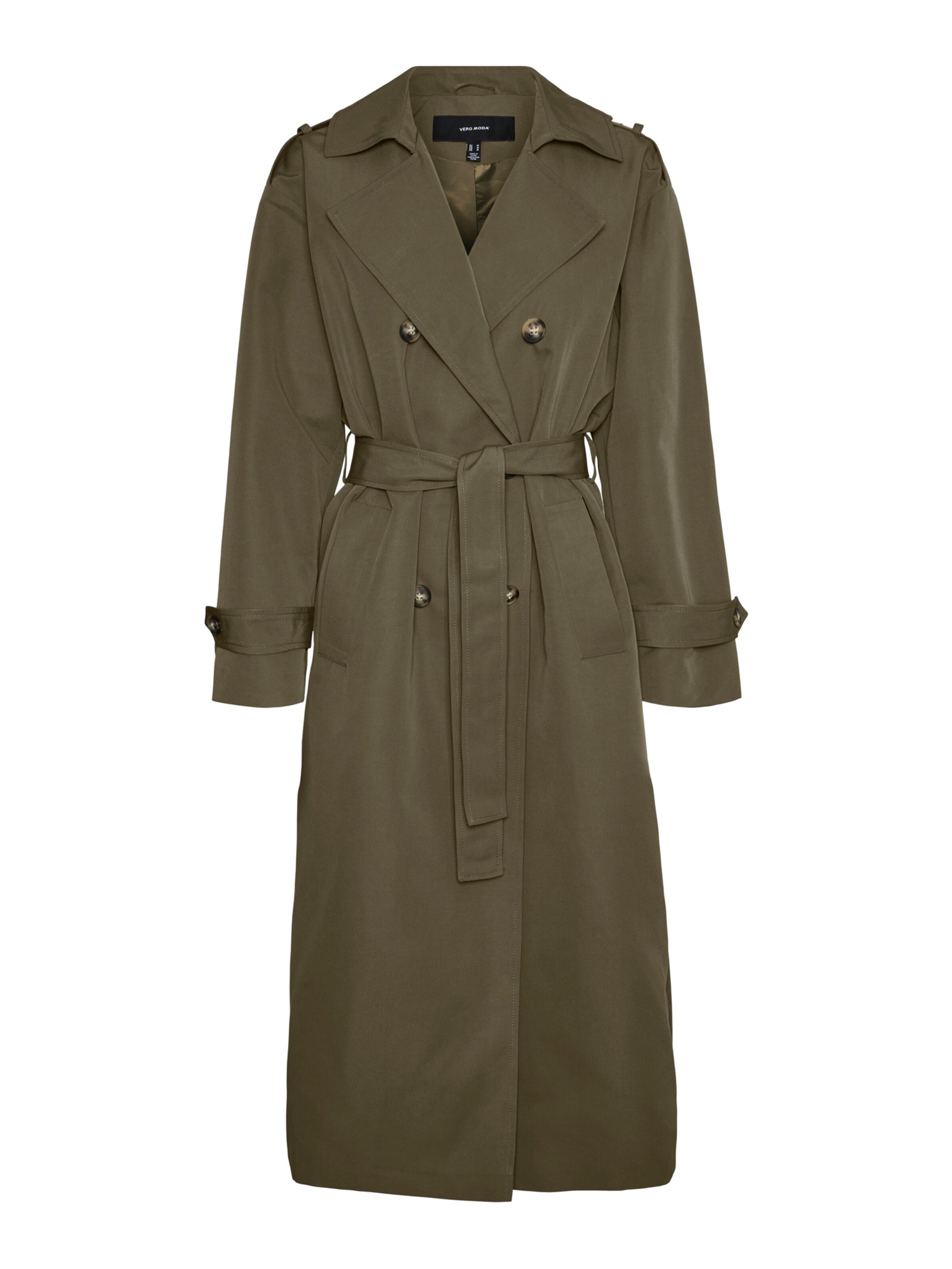 VERO MODA Преходно палто 'VMCHLOE' в зелено: отпред
