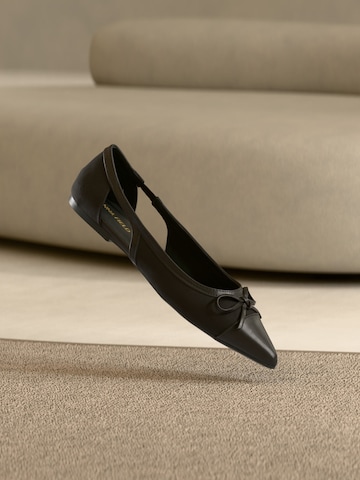Anna Field Ballet Flats in Black