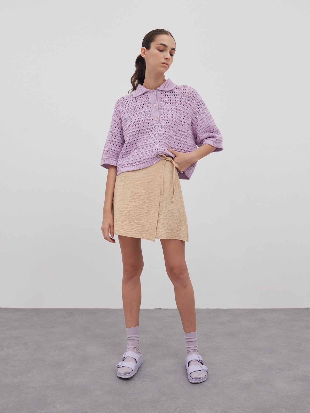 EDITED Nederdel 'Grazia' champagne