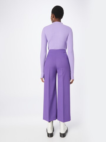 Regular Pantalon à plis 'Lykke' Lindex en violet