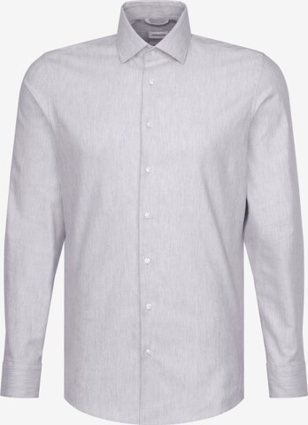 Coupe regular Chemise SEIDENSTICKER en gris : devant