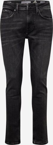 Skinny Jean Pepe Jeans en gris : devant