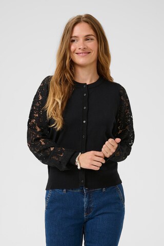 CULTURE Cardigan 'Annemarie' i sort: forside