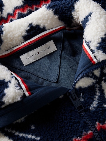 TOMMY HILFIGER Fleecejacke in Blau