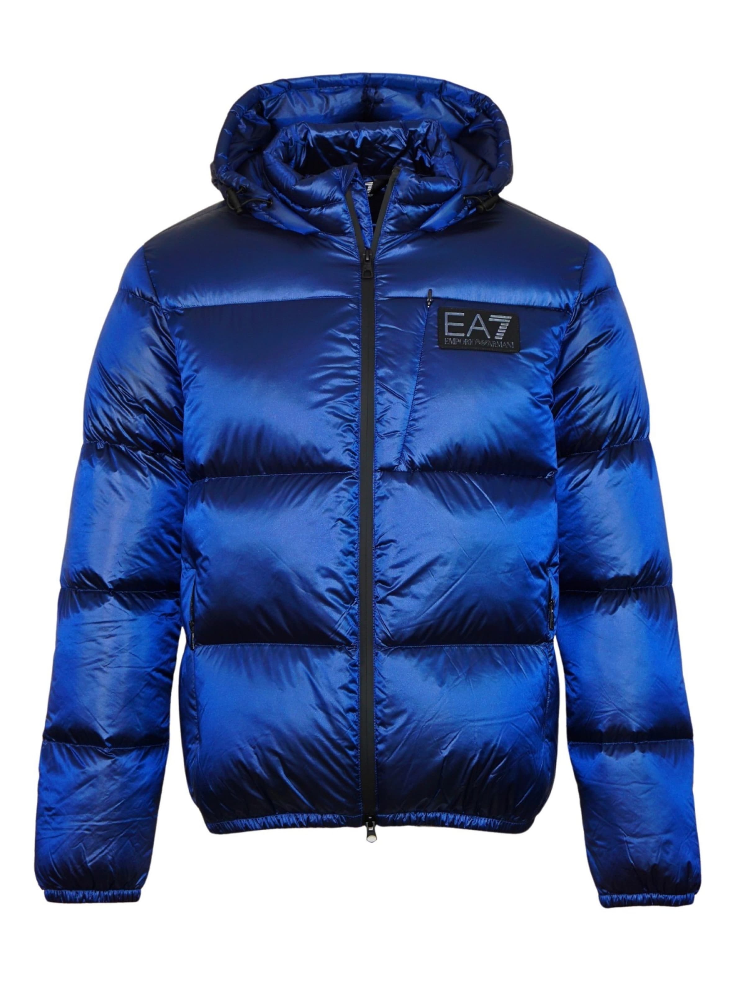 Giacca di mezza stagione di EA7 Emporio Armani in blu: frontale