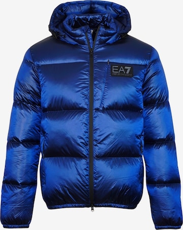 Giacca di mezza stagione di EA7 Emporio Armani in blu: frontale