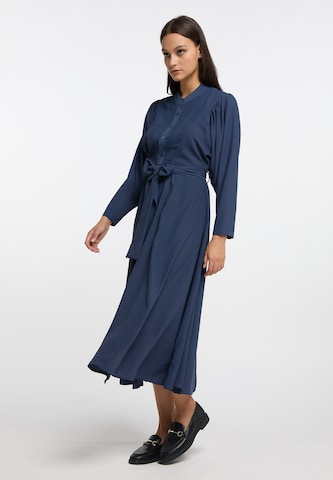 RISA Платье-рубашка в Синий