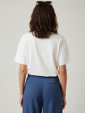 WEARABLE STORIES Wide leg Pleat-Front Pants 'Joy' in Blue