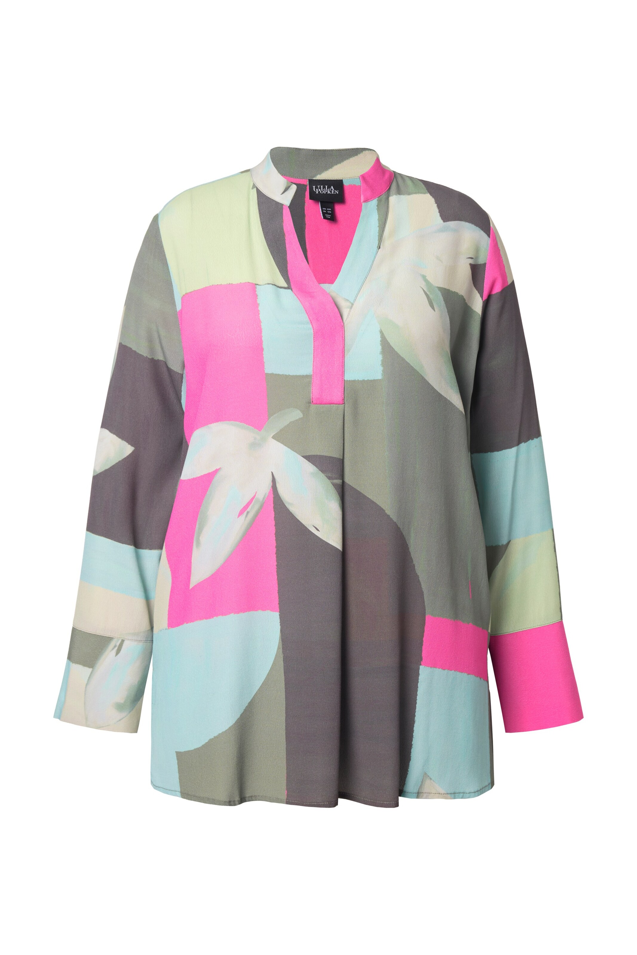 Ulla Popken Tuniek in Groen: voorkant