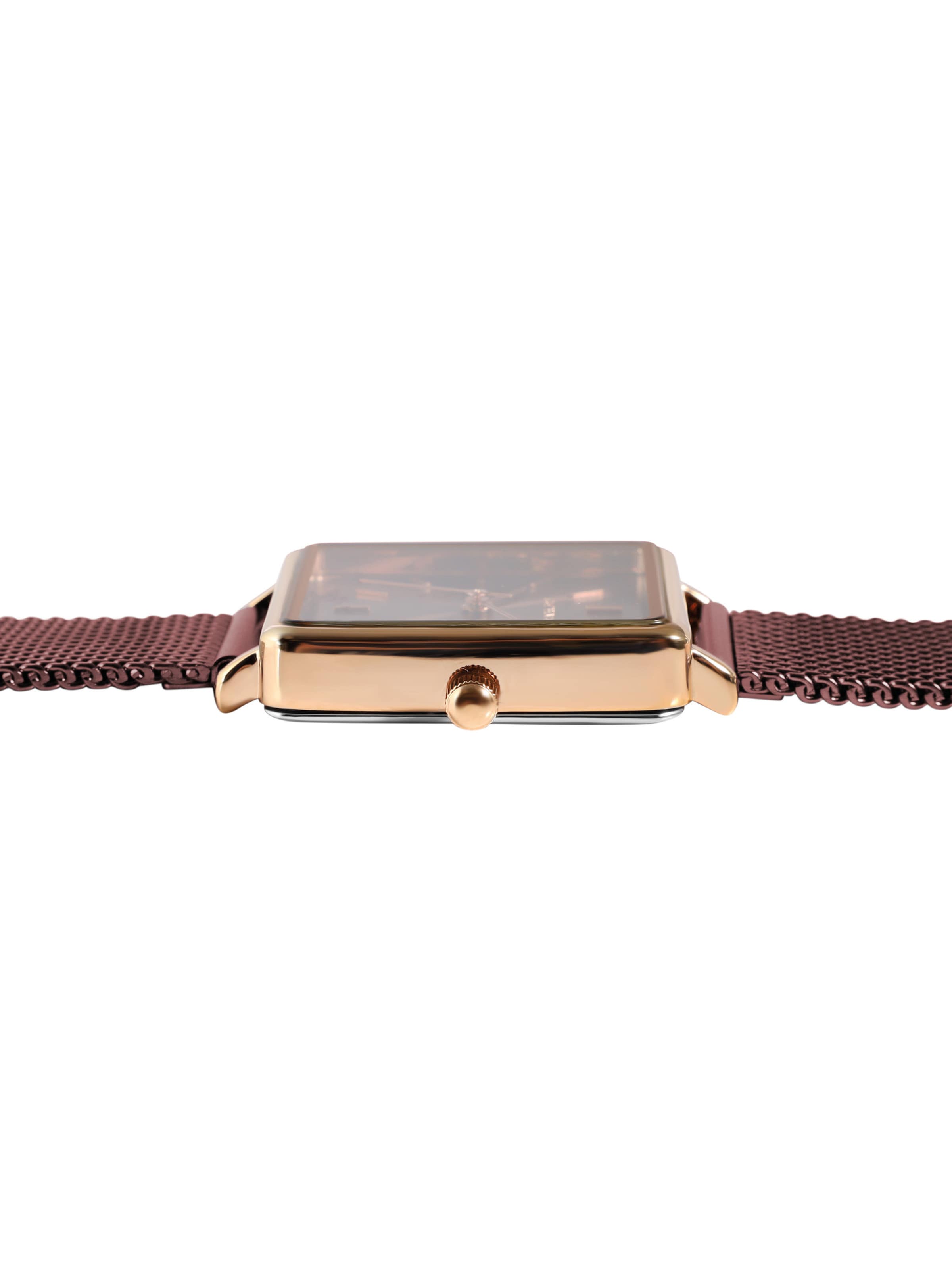 Just Watch Analog Watch 'Sienna, Datumsanzeige' in Red