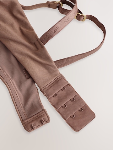 self. T-Shirt BH in Braun