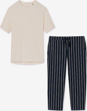 SCHIESSER Pyjama 'Cotton' in Gemengde kleuren: voorkant