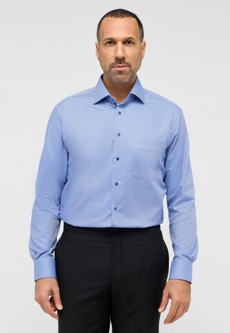 ETERNA Regular fit Zakelijk overhemd in Blauw: voorkant