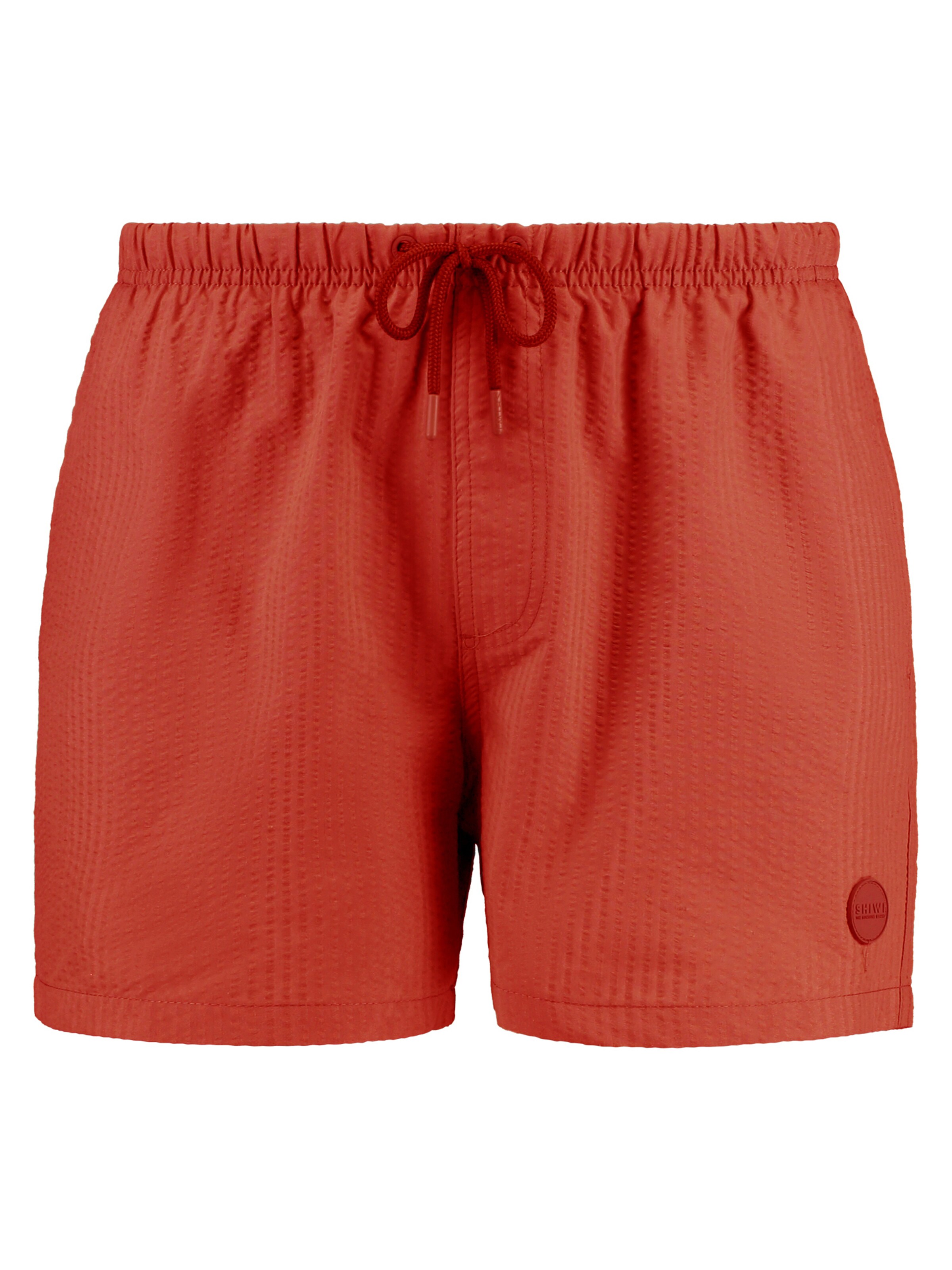 Shiwi Плавательные шорты 'Seersucker' в Красный: спереди