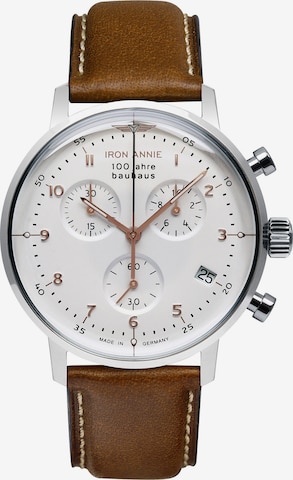 Iron Annie Analog Watch 'Annie' in Brown: front