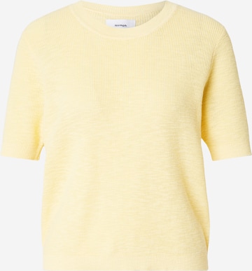 Pullover 'PETRINA' di NÜMPH in giallo: frontale