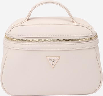 GUESS Kulturtasche 'BEAUTY' in Beige: predná strana