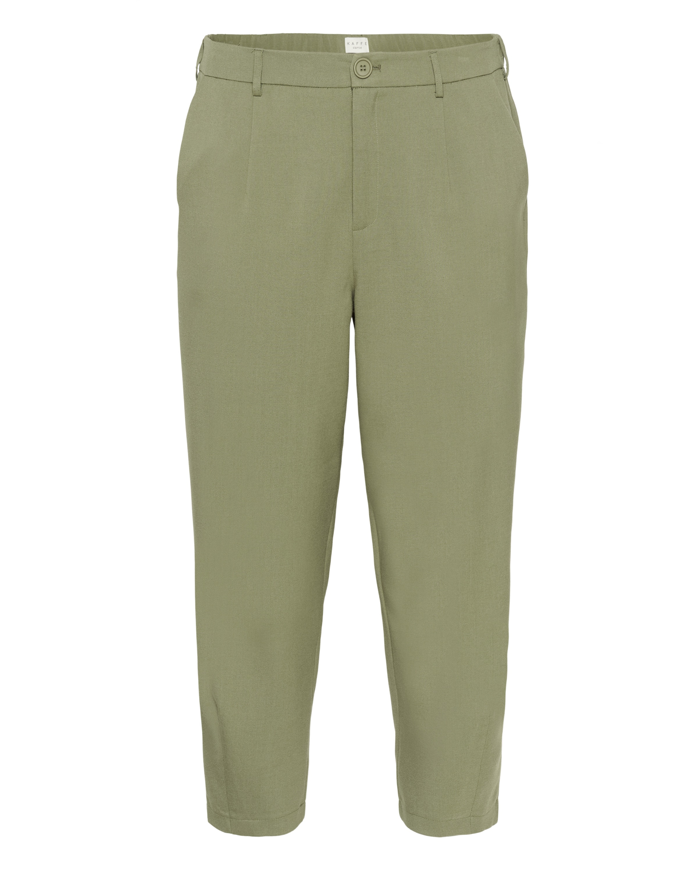 KAFFE CURVE Pleat-front trousers 'KCMerla' in Khaki, Item view