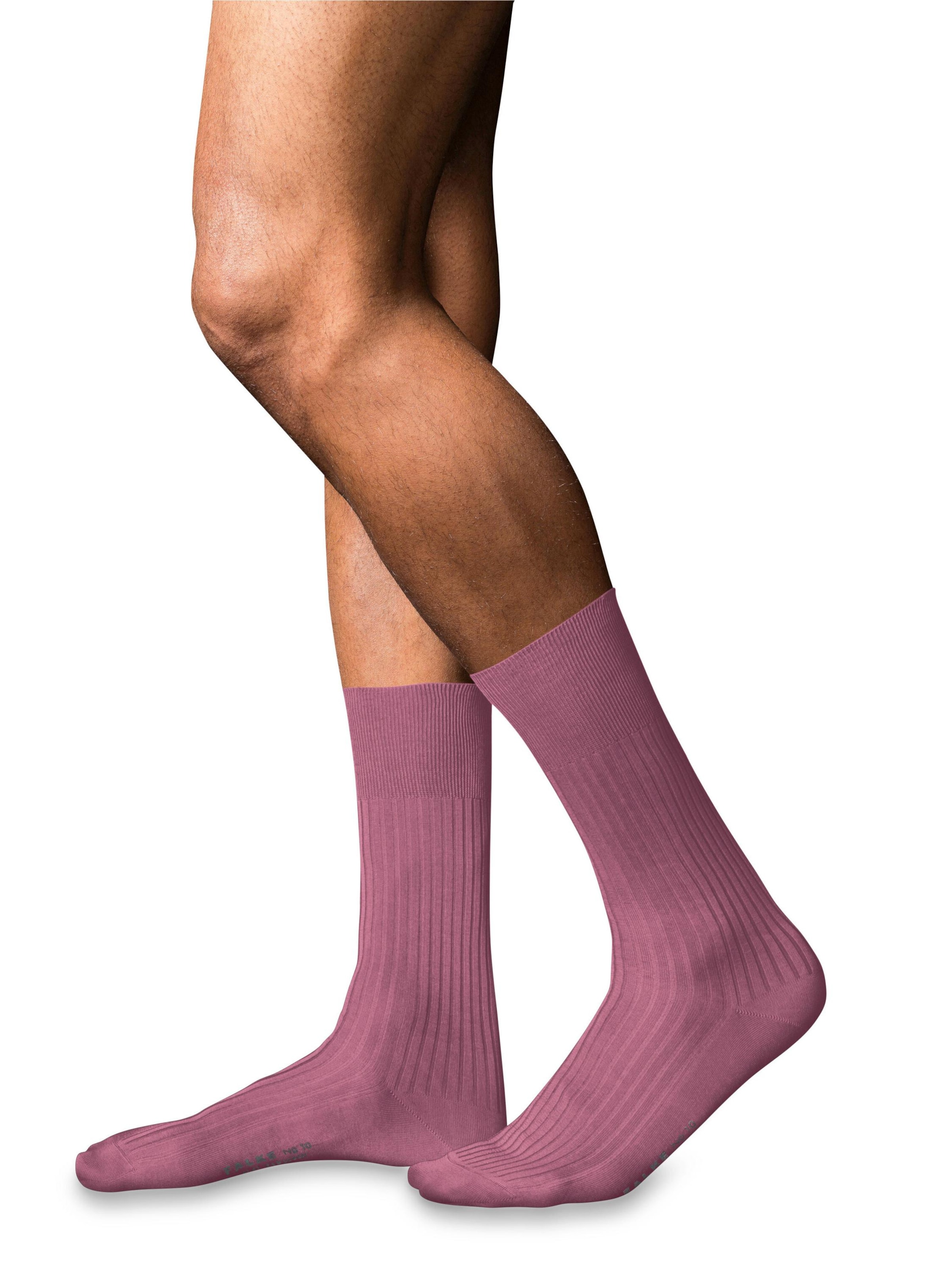 FALKE Socks 'No. 10 Pure Fil d´Écosse' in Pink