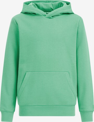 WE Fashion Μπλούζα φούτερ σε πράσινο: μπροστά
