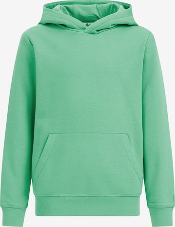 Sweat WE Fashion en vert : devant