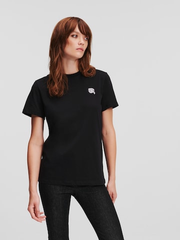 Karl Lagerfeld T-Shirt in Schwarz: predná strana