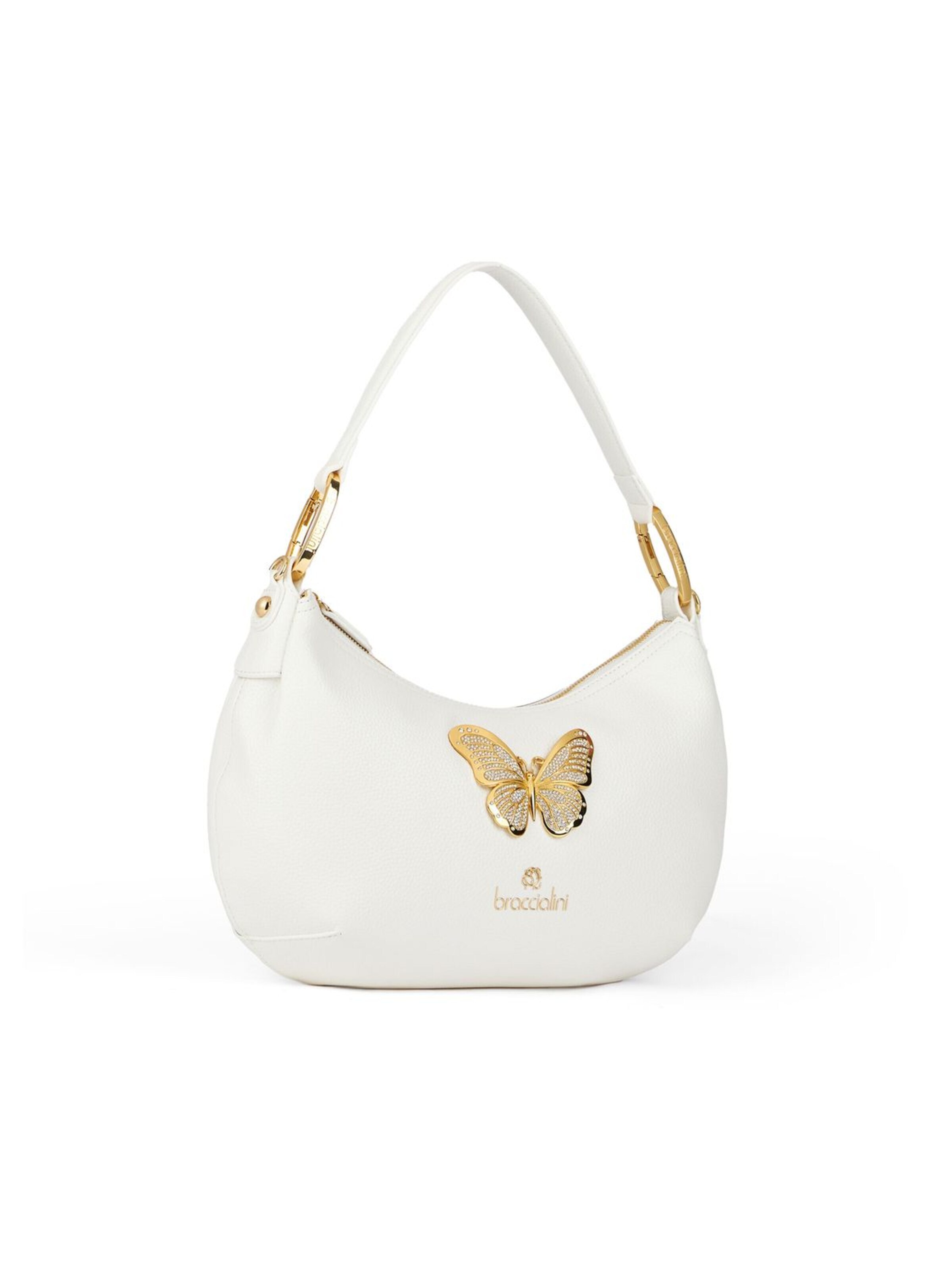 Braccialini Handbag 'Beth Jewels' in White