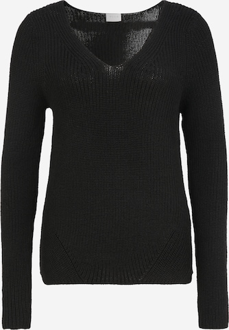 VILA Sweter 'Oktavi' w kolorze czarny: przód