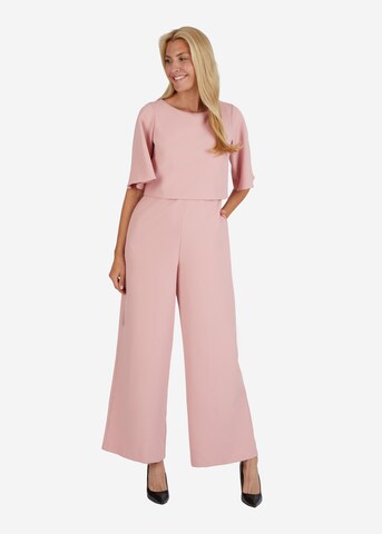 KLEO Jumpsuit in Roze: voorkant