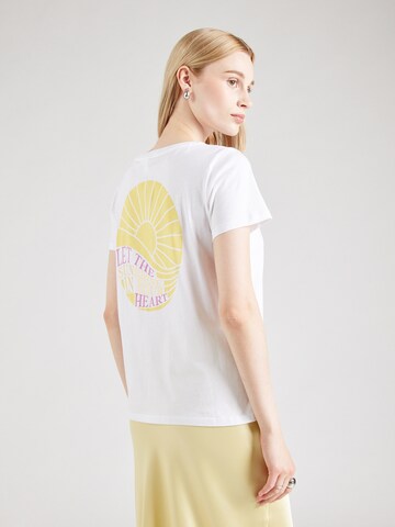 QS T-Shirt in Weiß: Vorderseite