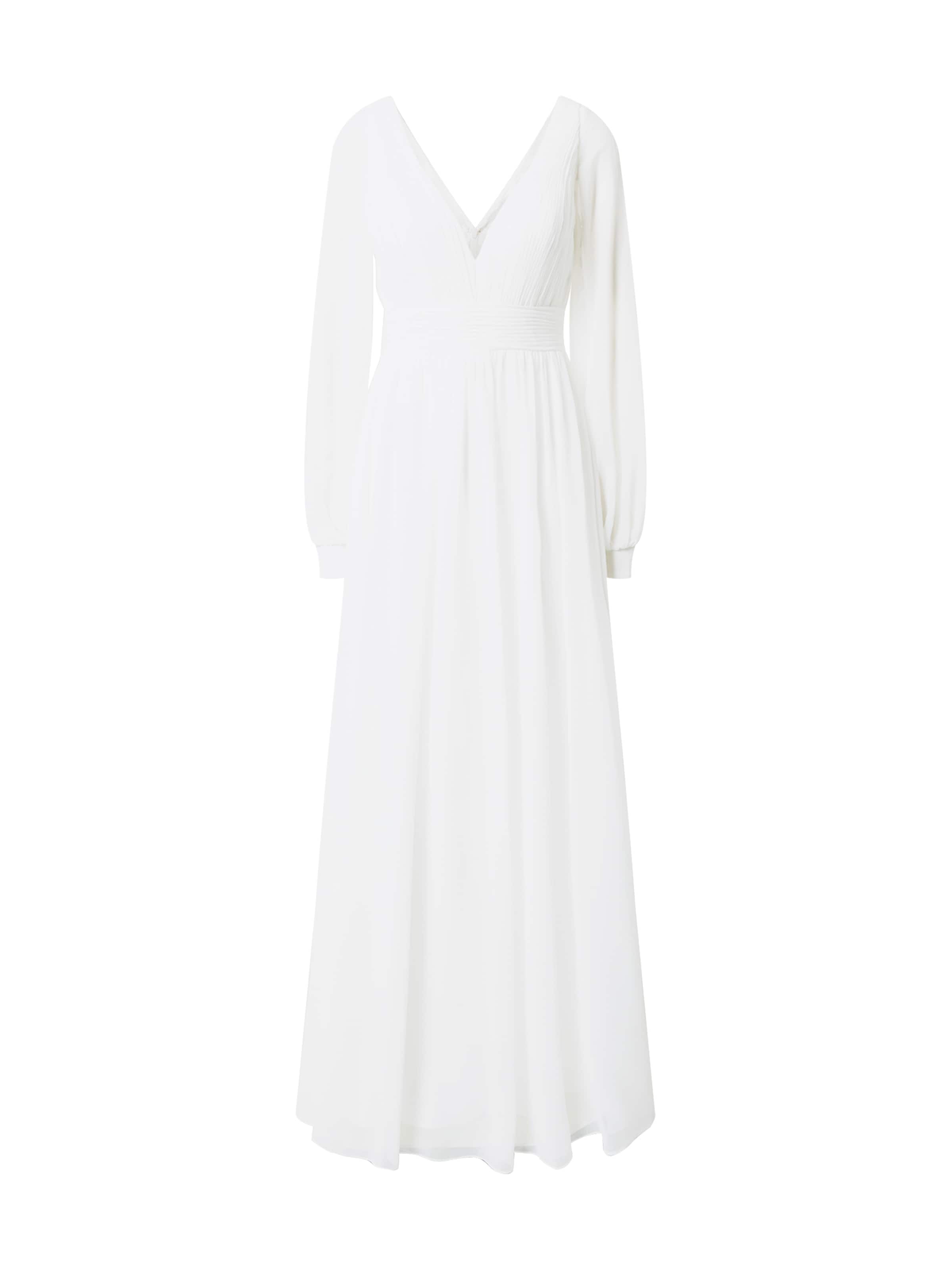 mascara Robe de soirée en blanc, Vue avec produit