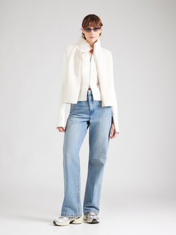 WEEKDAY Вязаная кофта 'Genie' в Белый