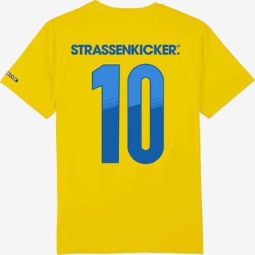 STRASSENKICKER T-Shirt in Gelb