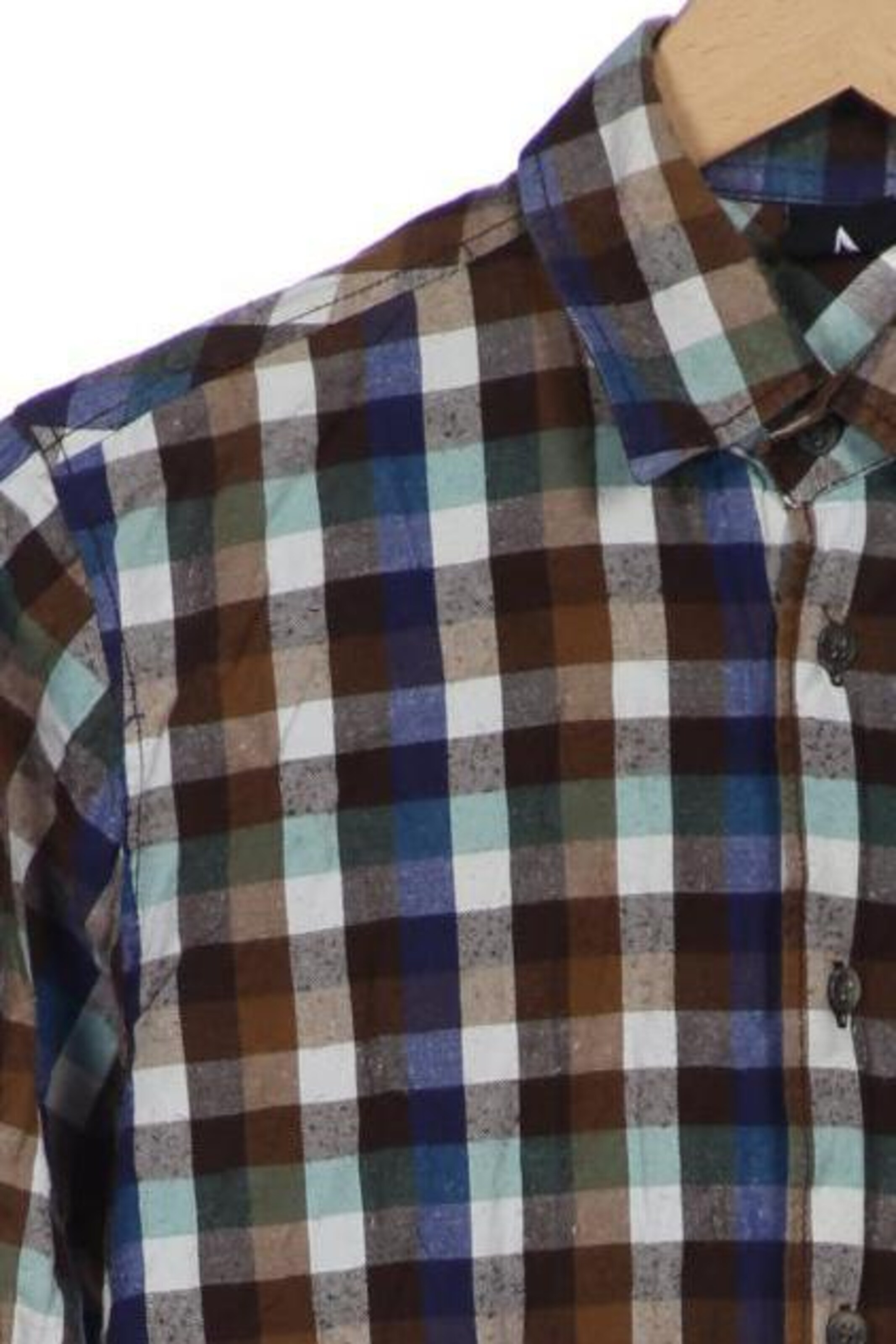 Dr. Denim Button Up Shirt in S in Brown