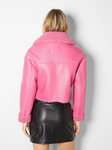 Veste mi-saison Bershka en rose