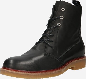 haghe by HUB Veterboots 'Ferral' in Zwart: voorkant