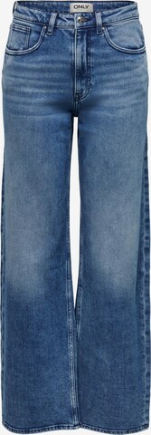 ONLY Wide leg Jeans 'Juicy' i blå: framsida