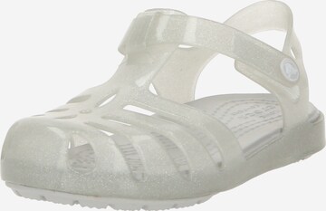 Crocs - Zapatos abiertos 'Isabella' en plata: frente