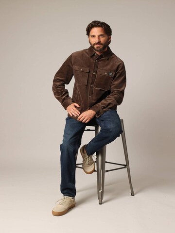 Deeluxe Regular fit Shirt 'ALINO' in Bruin