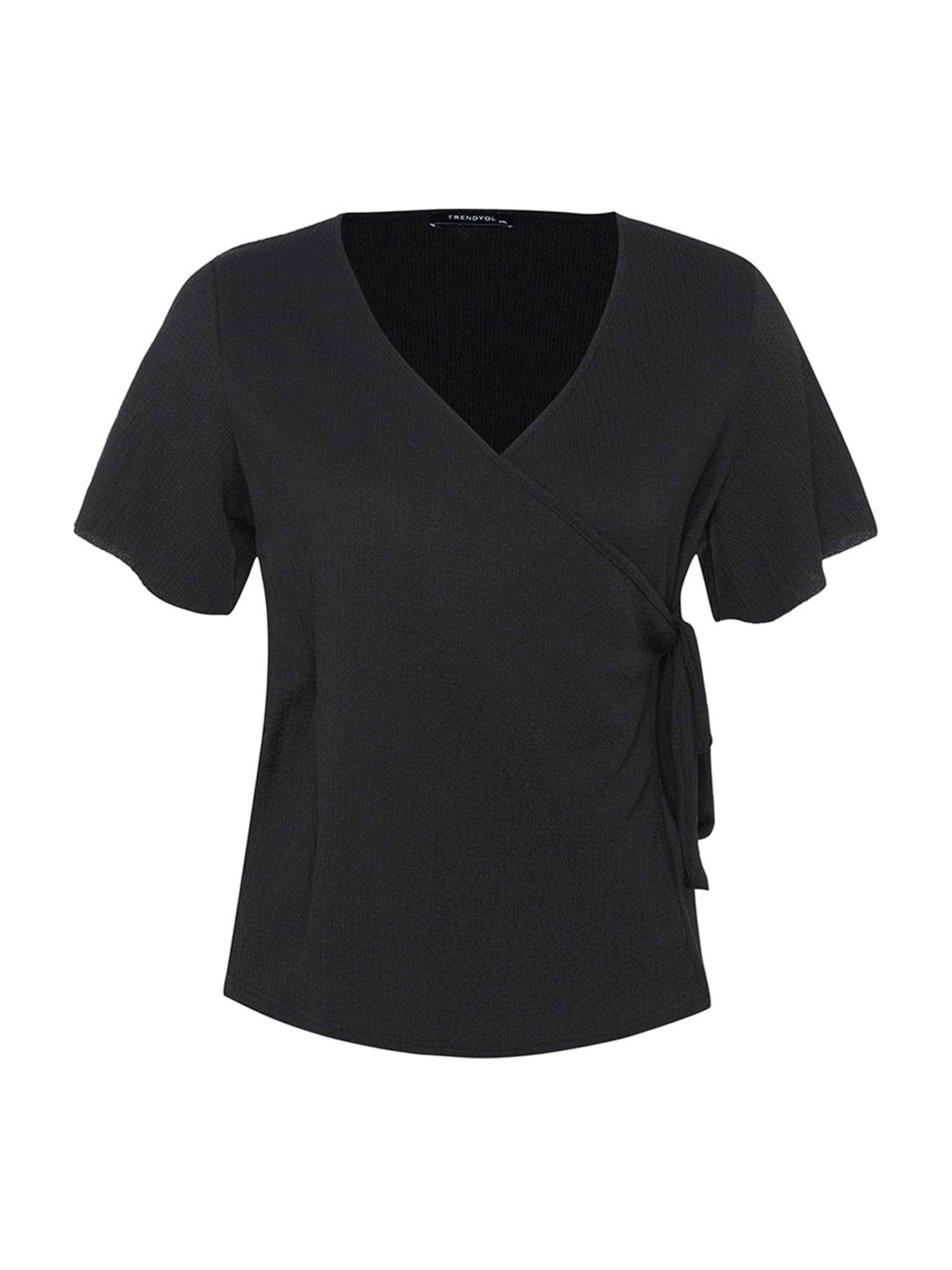 Trendyol Curve Halenka – černá: přední strana