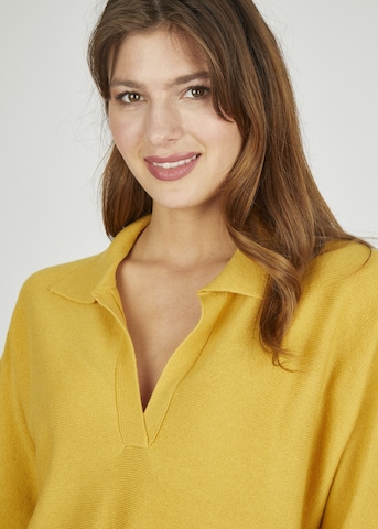 eve in paradise Sweater 'Antje' in Yellow
