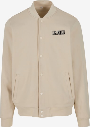 Mister Tee Välikausitakki 'Los Angeles EMB' värissä hiekka, Tuotenäkymä