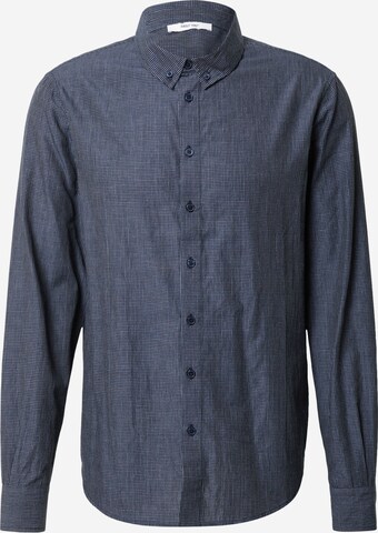 ABOUT YOU Regular fit Button Up Shirt 'Malte' in Blue: front